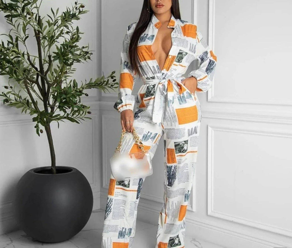 News Press Jumpsuit-White.