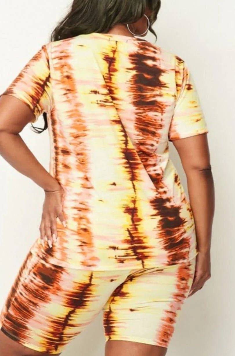 Orange Short Set.