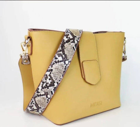 Peak of Sunshine Mersi Handbag-Yellow.