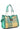 Green plaid checkerboard handbag from My Sexy Boutique, stylish and spacious hand-held bag with a bold pattern.