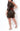 Plus size Mama Snake 2-piece short set in brown from My Sexy Black Boutique, featuring a stylish, comfortable matching top and shorts.