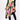 Plus Swirl Two-Piece Legging Set in pink and green by My Sexy Black Boutique, featuring stylish matching pants and top.