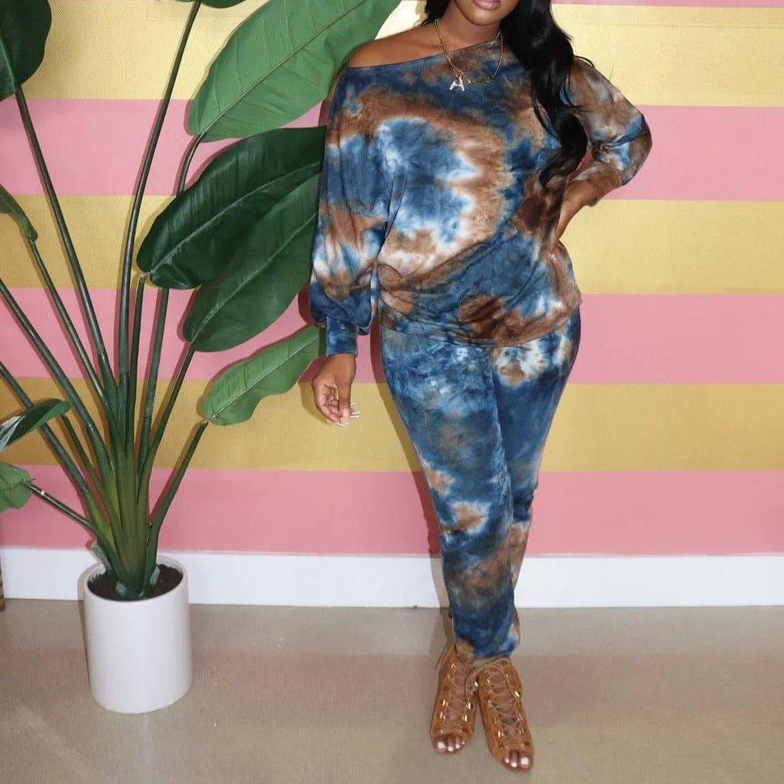 Preppy Tie Dye Two Piece Set.