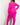 Hot pink Pretty Girl Rouched Set by Black Pearl Clothing, featuring a stylish, fitted design with ruching details.