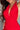 Red Rosie Little Halter Dress, a stylish mini dress from My Sexy Black Boutique, displayed on a hanger with a fitted silhouette.