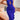 Blue Sassy Tay Mid Dress by My Sexy Black Boutique, featuring a stylish design and flattering fit, shown on a model.