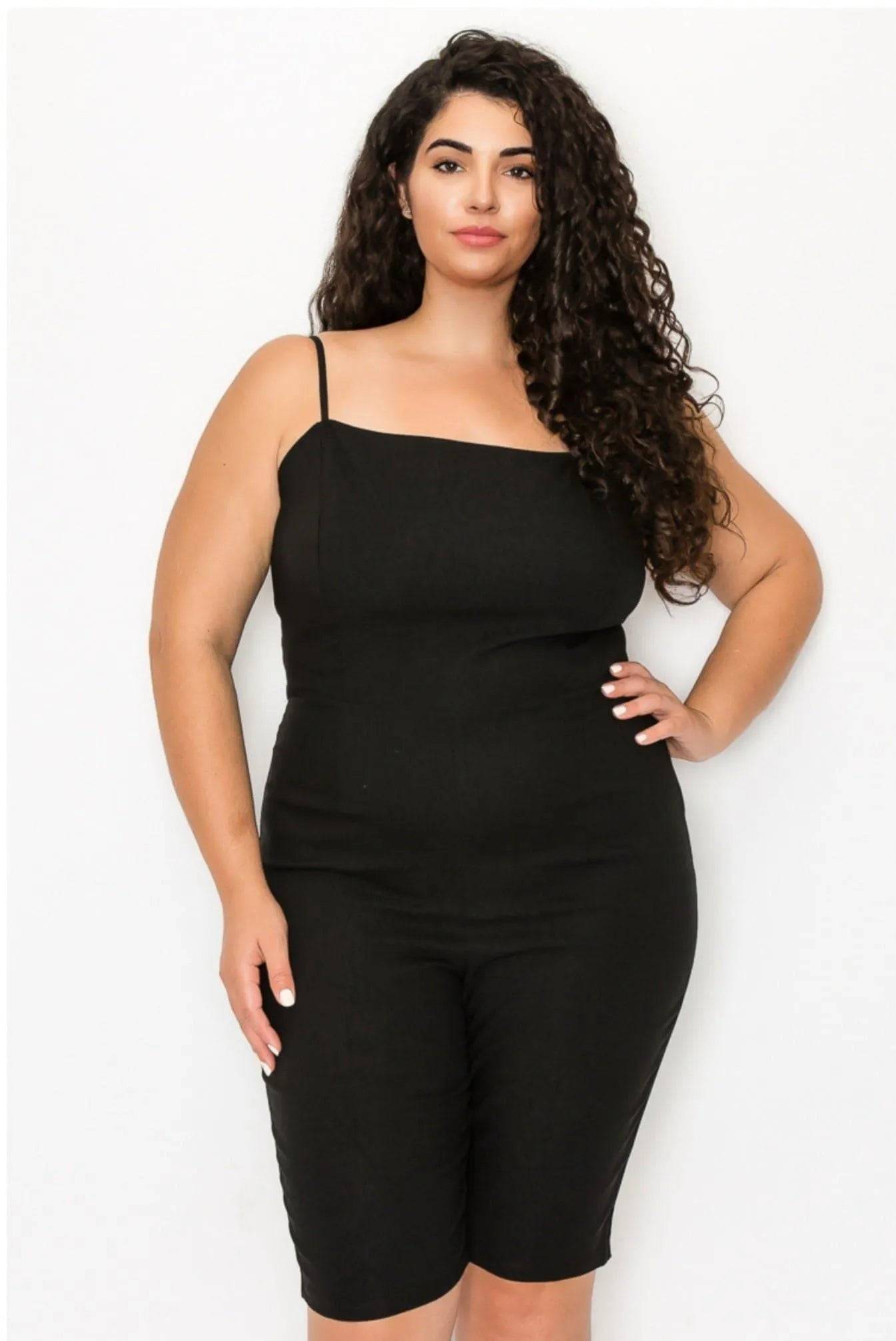 Standing Out Romper-Black.
