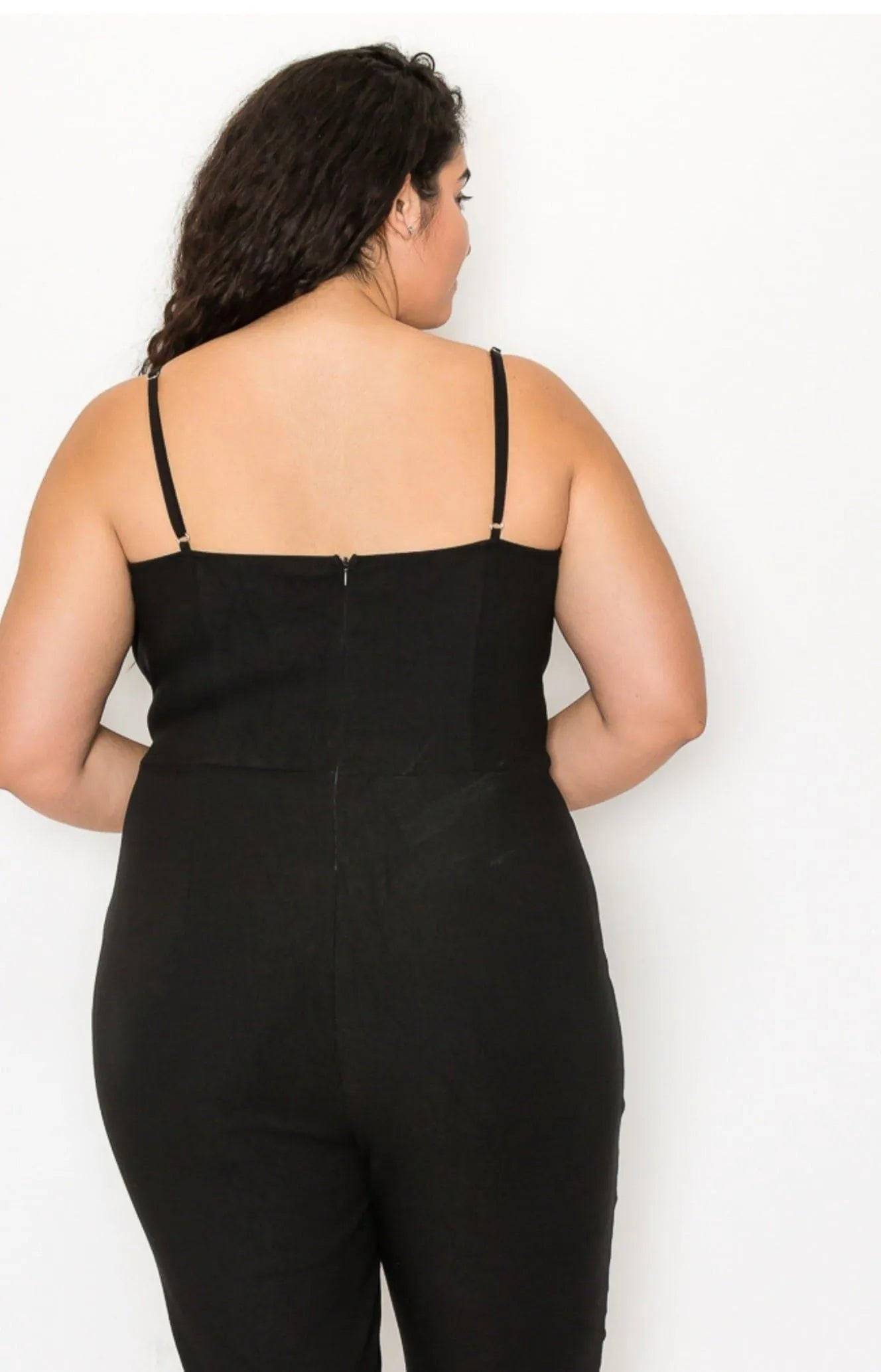 Standing Out Romper-Black.