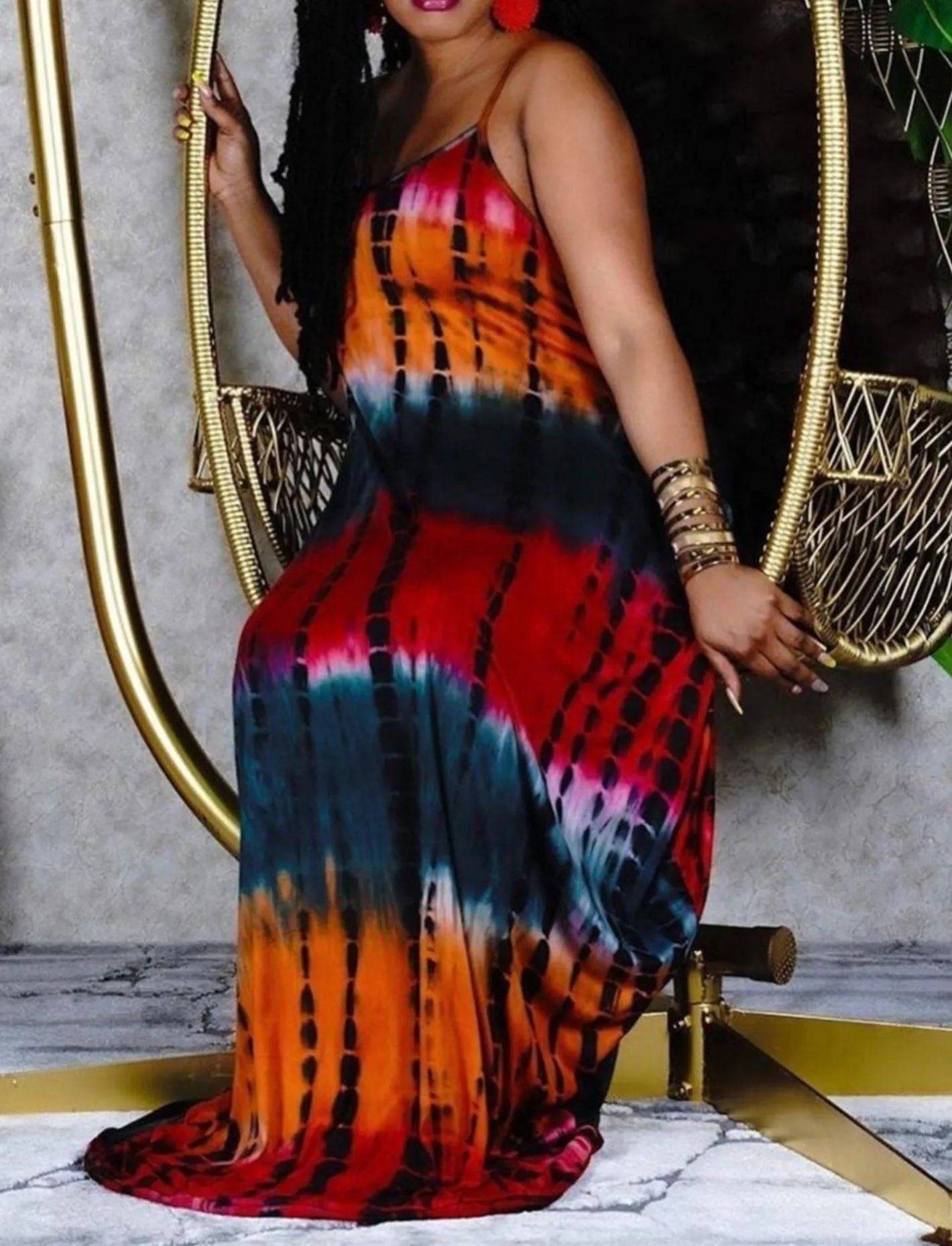 Tie Dye Maxi Dress.