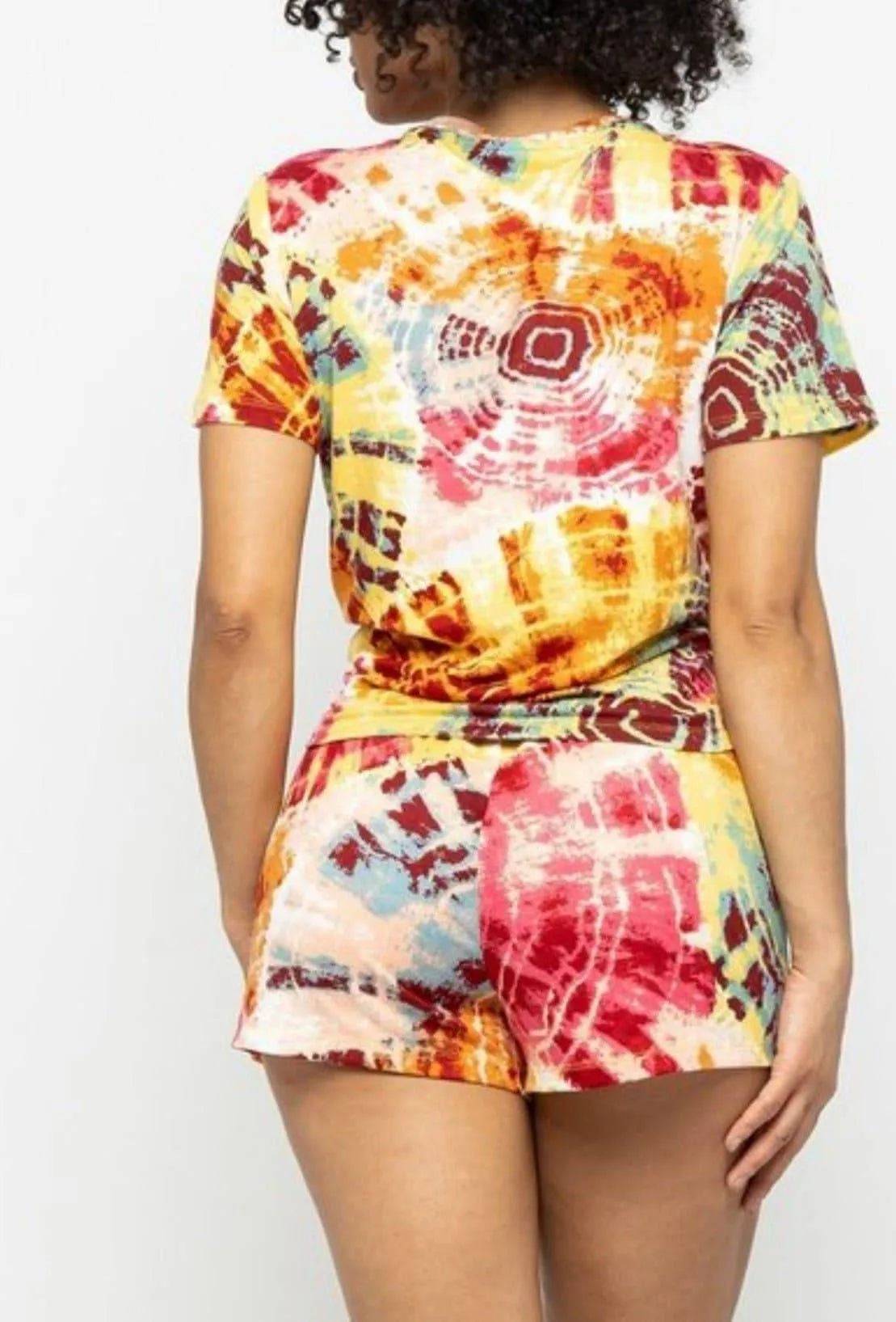 Tie Dye Short Set.