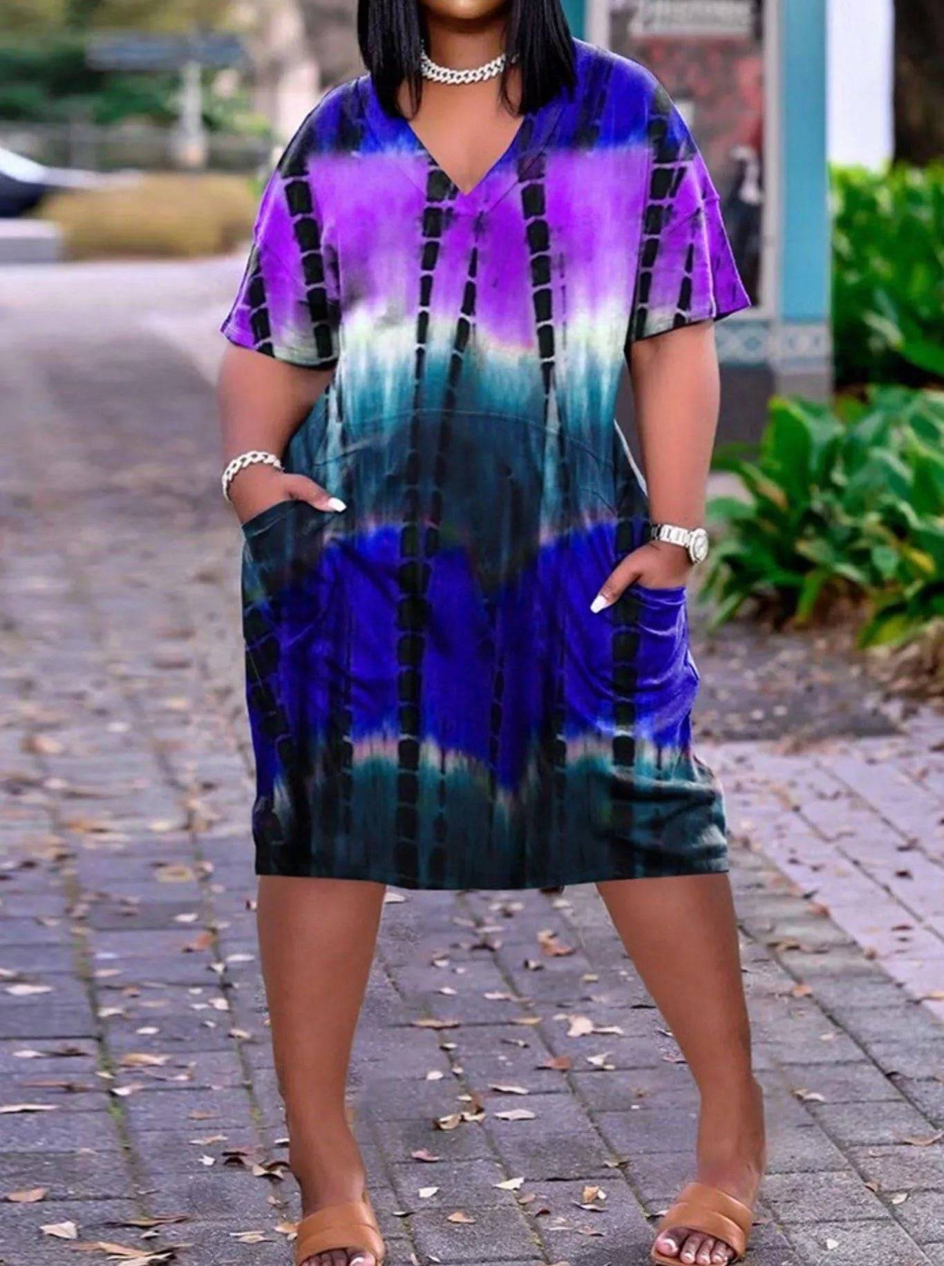 Tie Dye Summer Dress.