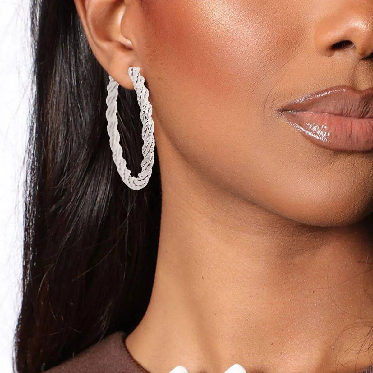 Twisted Rope Hoops.