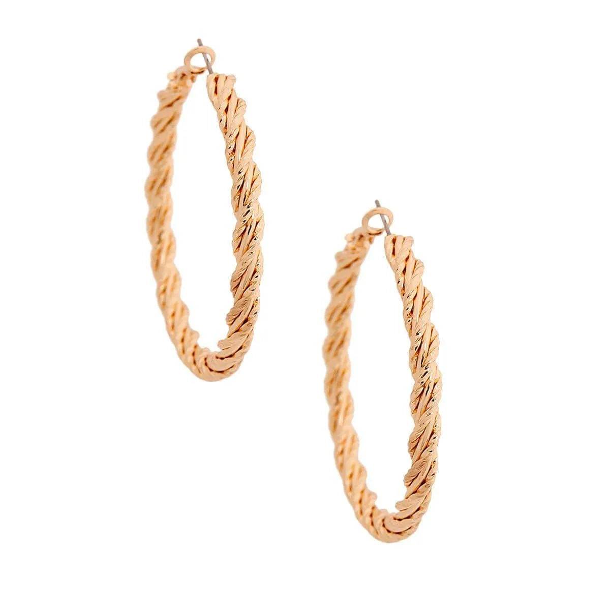 Twisted Rope Hoops.