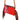 Red Western leather crossbody handbag by My Sexy Black, featuring a stylish design and adjustable strap.