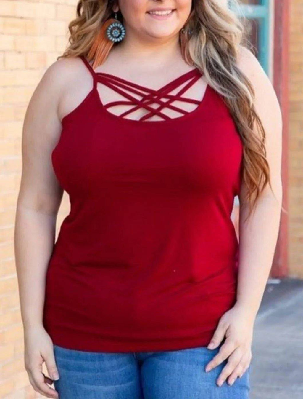 Wine Camisole Top.